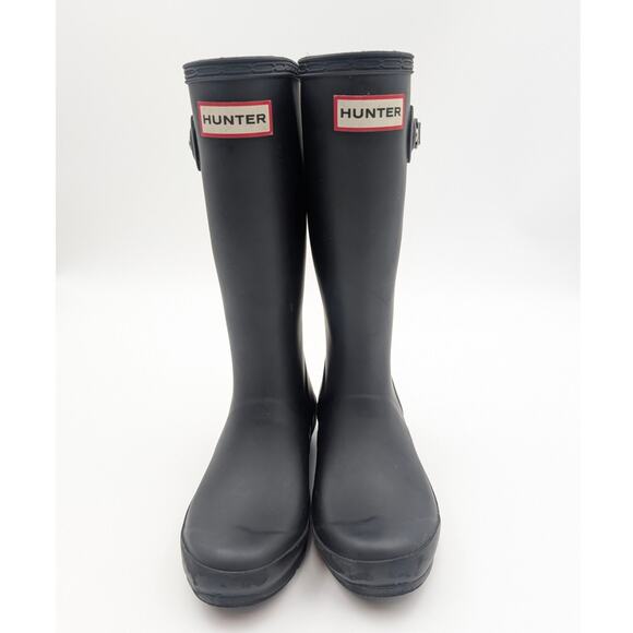 Hunter Original Kids Wellington Boots Closed Toe Waterproof Size USB1/G2 EU32 - Picture 2 of 10